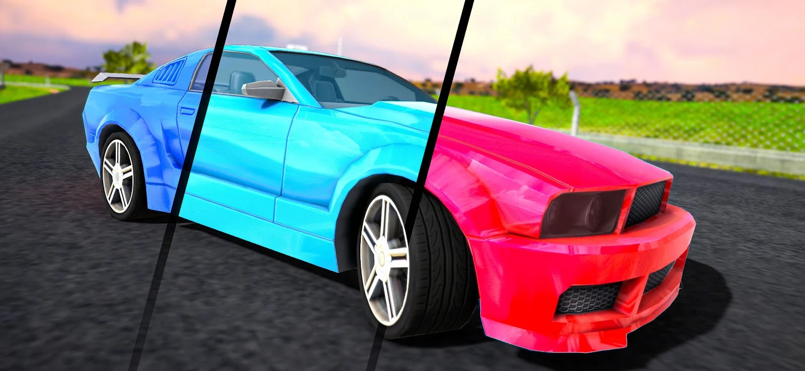 Racing 3D: Drift & Multiplayer: игровой экран 3