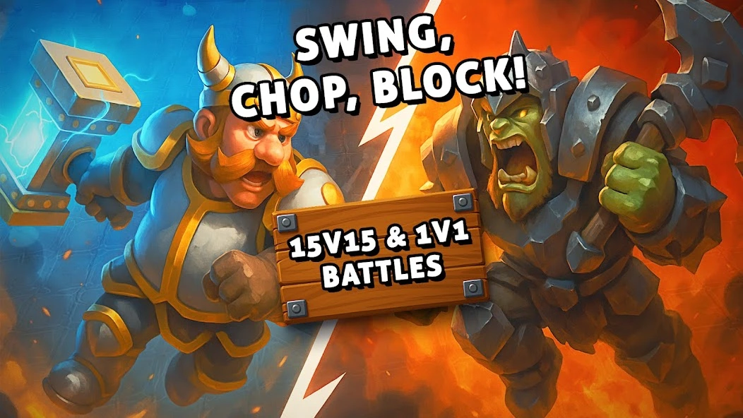Slash Arena: PVP Battle Royale - экран 1