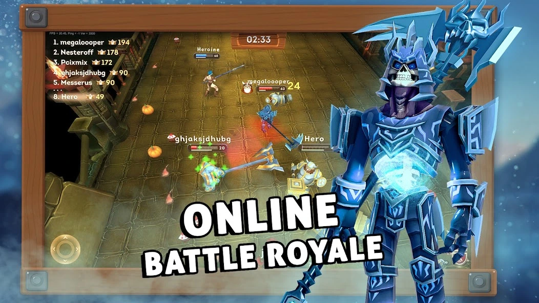 Slash Arena: PVP Battle Royale - экран 2